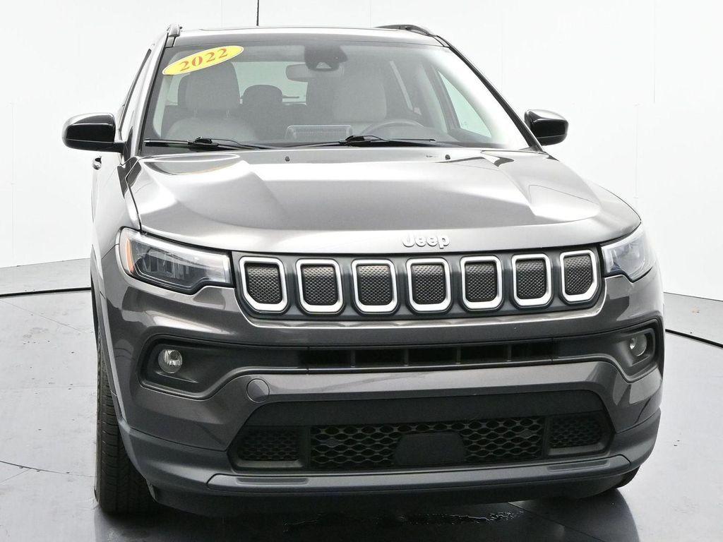 used 2022 Jeep Compass car, priced at $17,500