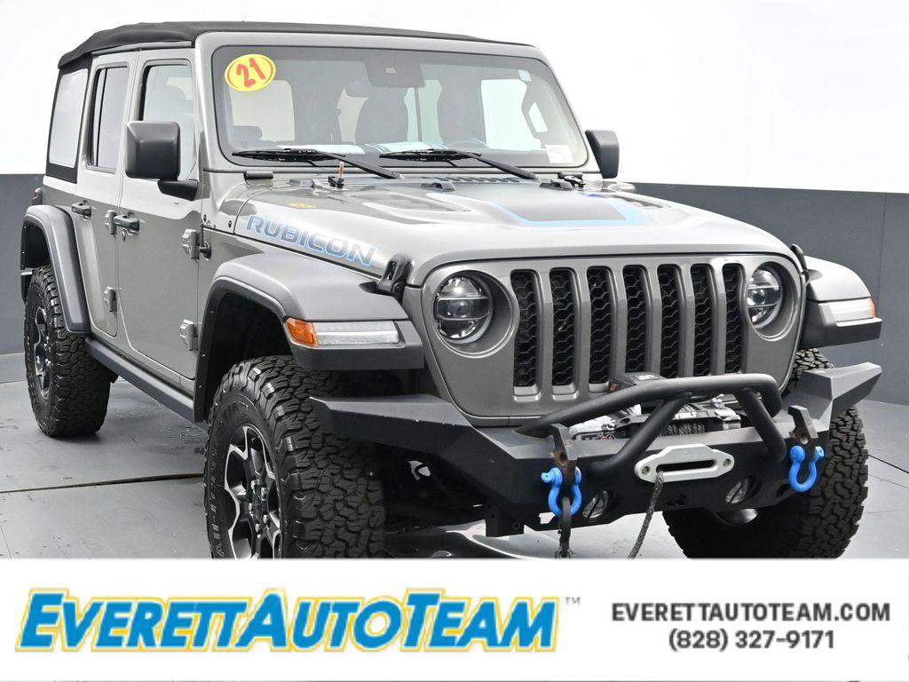 used 2021 Jeep Wrangler Unlimited 4xe car, priced at $32,000