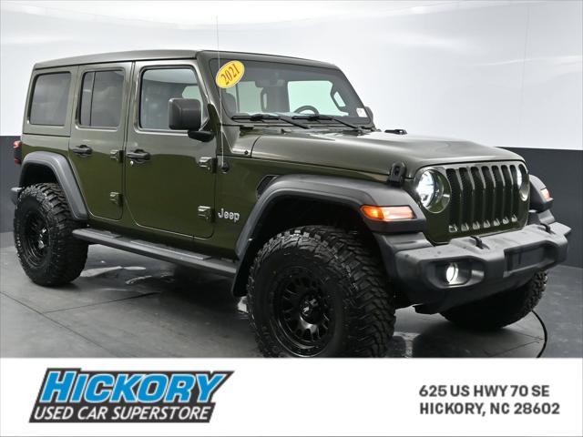 used 2021 Jeep Wrangler Unlimited car, priced at $26,500