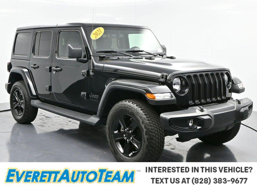 used 2021 Jeep Wrangler Unlimited car, priced at $35,000