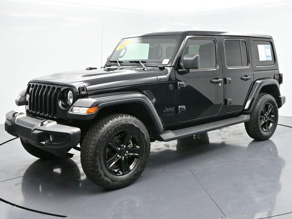 used 2021 Jeep Wrangler Unlimited car, priced at $35,000