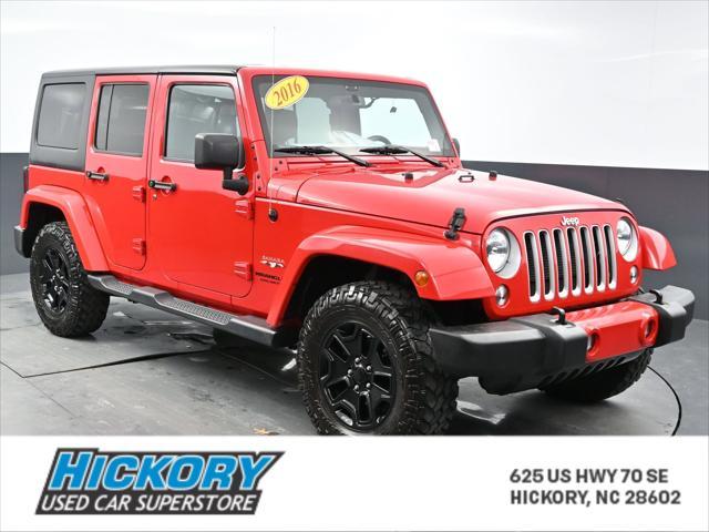 used 2016 Jeep Wrangler Unlimited car, priced at $18,700