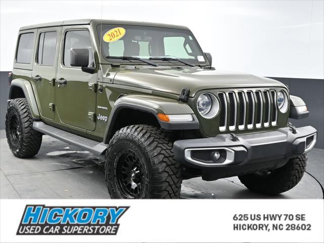 used 2021 Jeep Wrangler Unlimited car, priced at $34,000