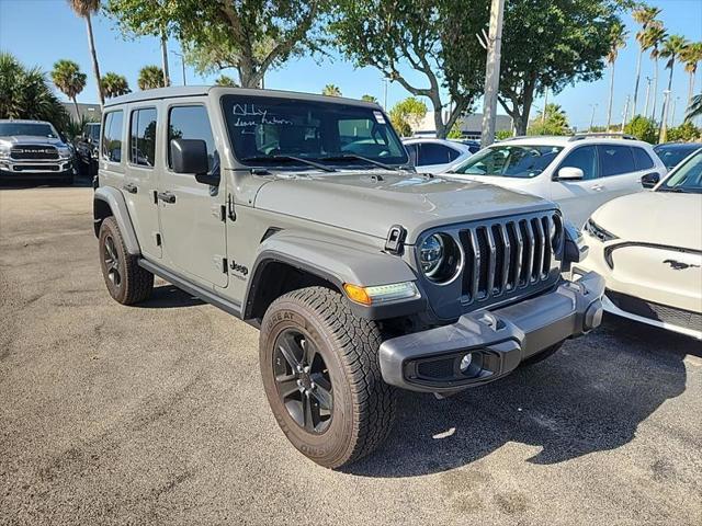 used 2021 Jeep Wrangler Unlimited car, priced at $37,500