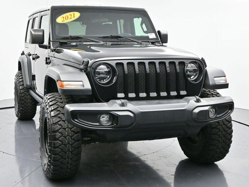 used 2021 Jeep Wrangler car, priced at $33,000