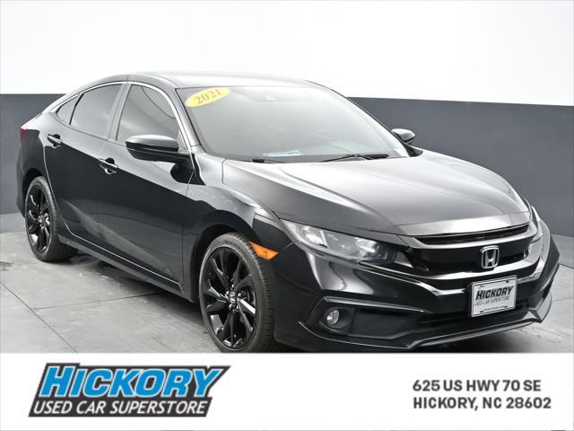 used 2021 Honda Civic car, priced at $21,700