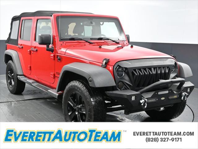 used 2018 Jeep Wrangler JK Unlimited car, priced at $19,000