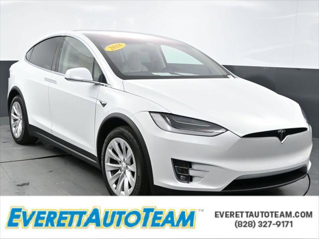 used 2018 Tesla Model X car, priced at $33,500