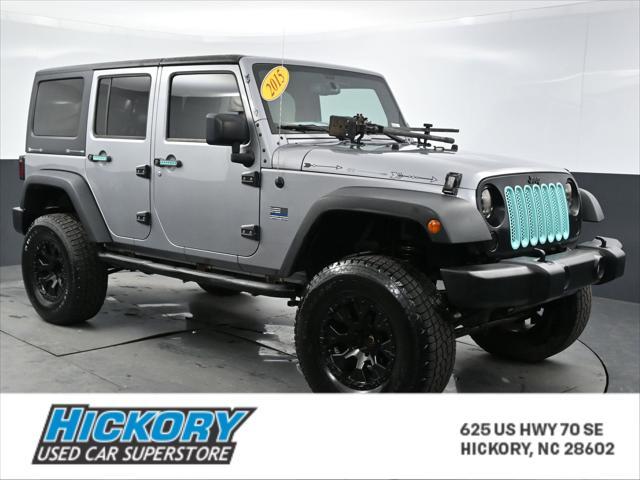 used 2015 Jeep Wrangler Unlimited car, priced at $20,500