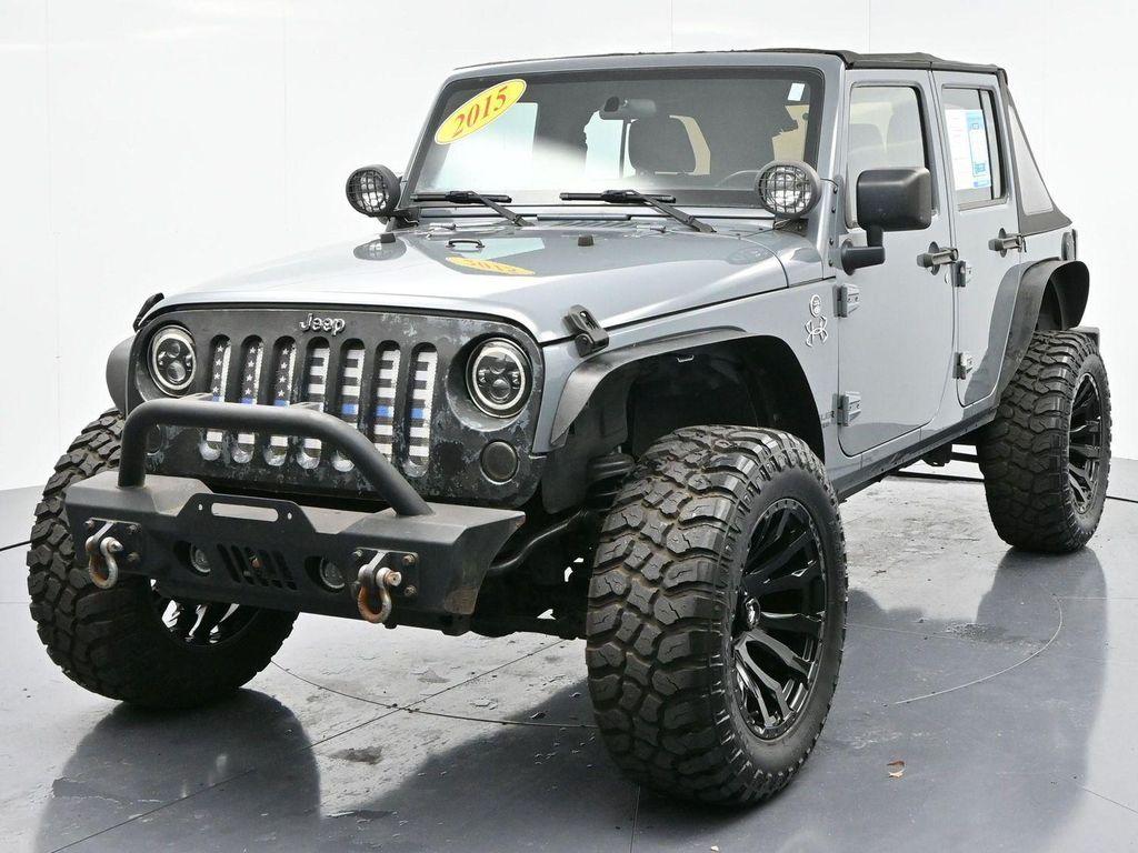 used 2015 Jeep Wrangler Unlimited car, priced at $16,800