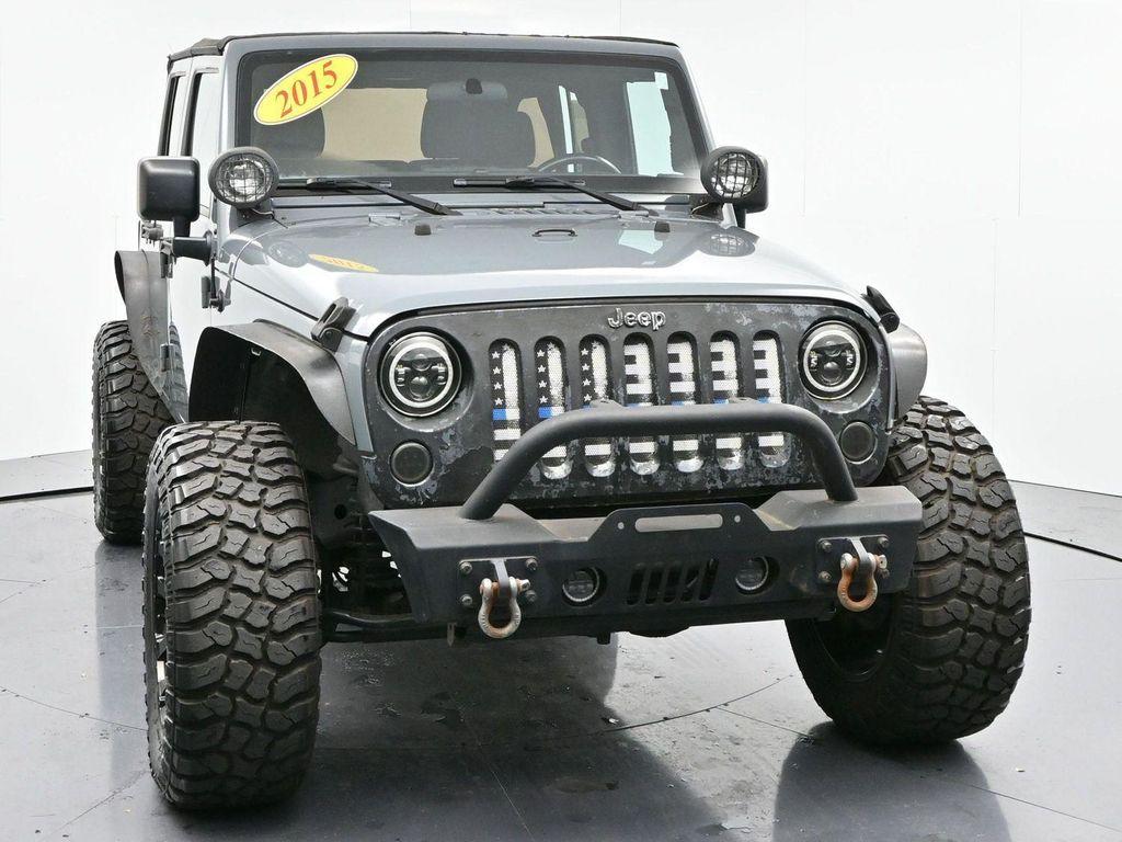 used 2015 Jeep Wrangler Unlimited car, priced at $16,800