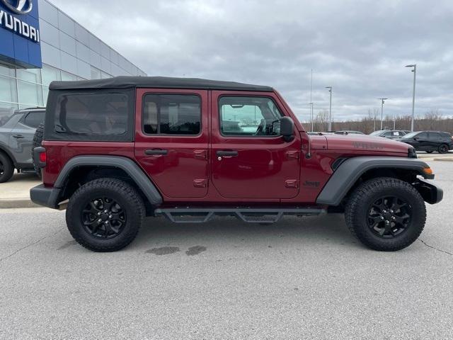 used 2021 Jeep Wrangler Unlimited car, priced at $29,882