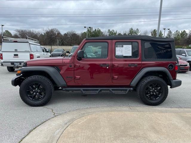 used 2021 Jeep Wrangler Unlimited car, priced at $29,882