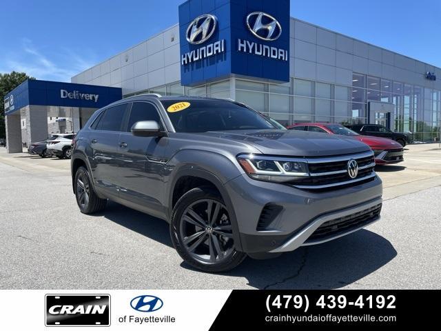 used 2021 Volkswagen Atlas Cross Sport car, priced at $30,058