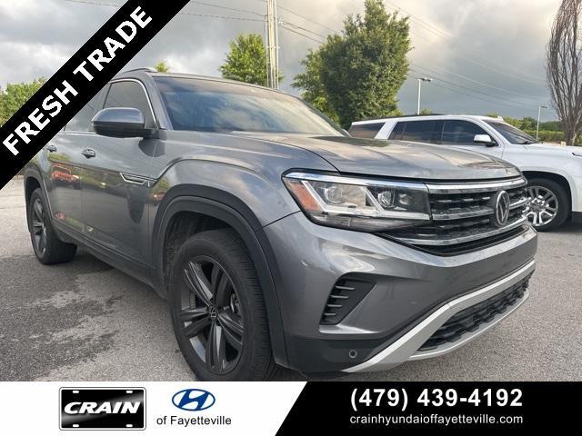 used 2021 Volkswagen Atlas Cross Sport car, priced at $30,650