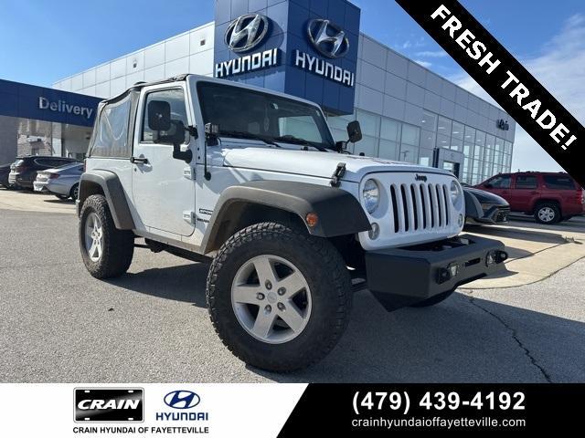 used 2015 Jeep Wrangler car, priced at $17,409