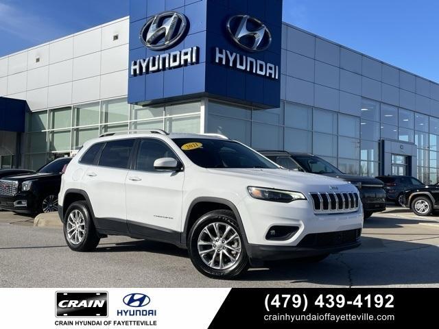 used 2021 Jeep Cherokee car, priced at $24,035