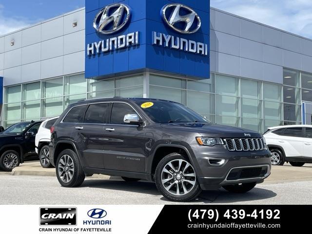 used 2018 Jeep Grand Cherokee car, priced at $21,821