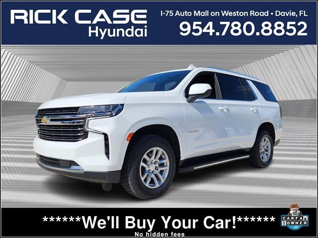 used 2021 Chevrolet Tahoe car, priced at $43,355