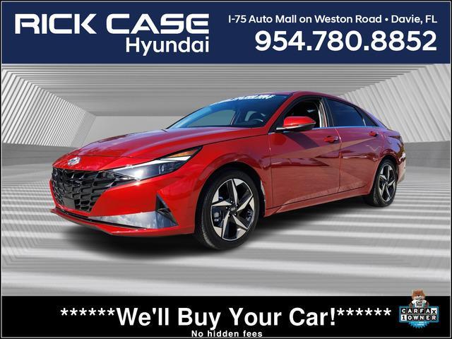 used 2022 Hyundai Elantra car, priced at $19,541