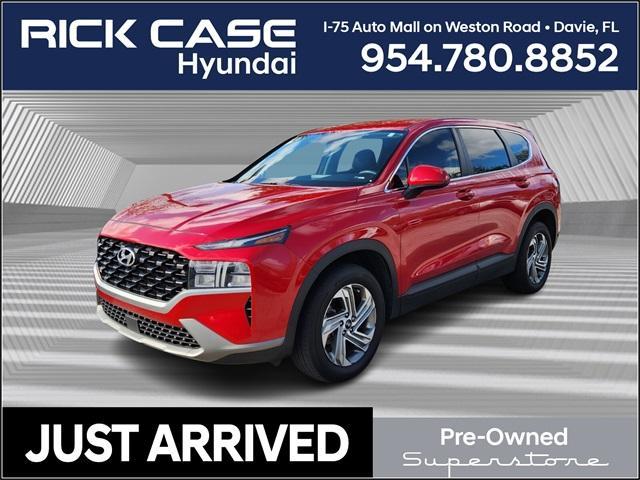 used 2021 Hyundai Santa Fe car, priced at $20,636