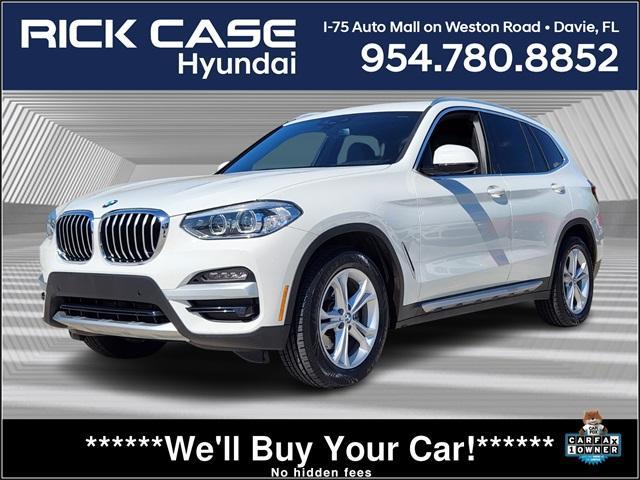 used 2021 BMW X3 car, priced at $35,521