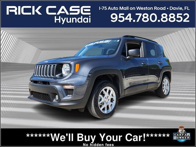 used 2022 Jeep Renegade car, priced at $18,500