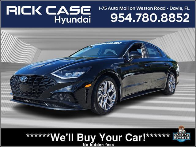 used 2021 Hyundai Sonata car, priced at $17,595