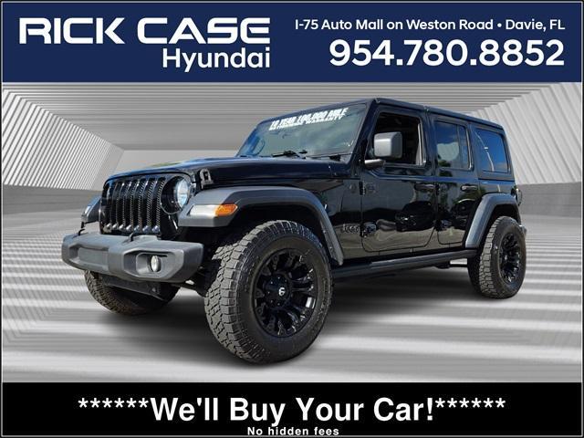 used 2019 Jeep Wrangler Unlimited car, priced at $24,995