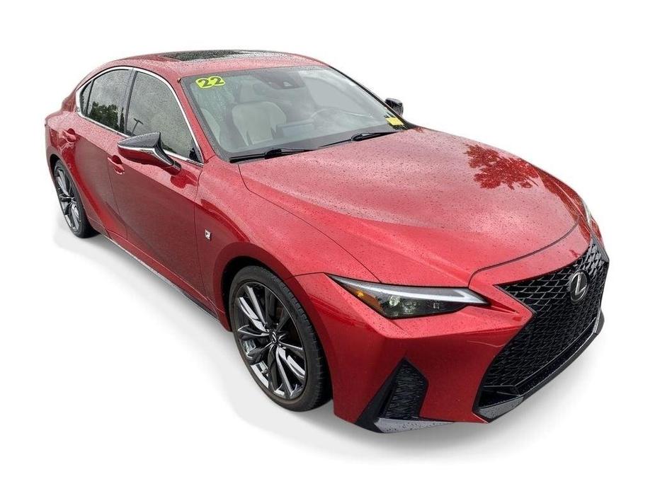used 2022 Lexus IS 350 car, priced at $42,921