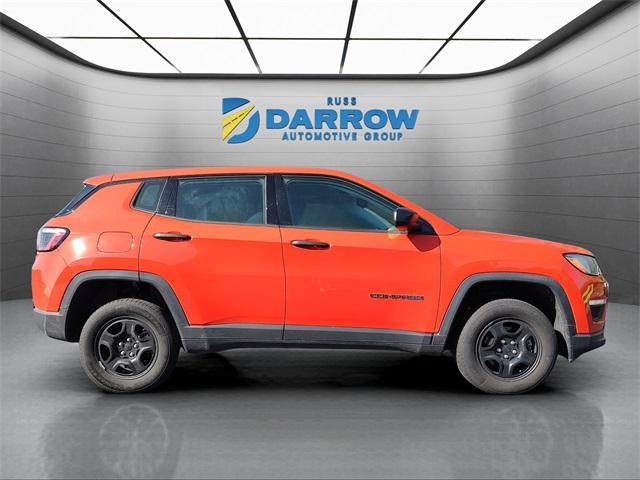 used 2021 Jeep Compass car, priced at $16,445