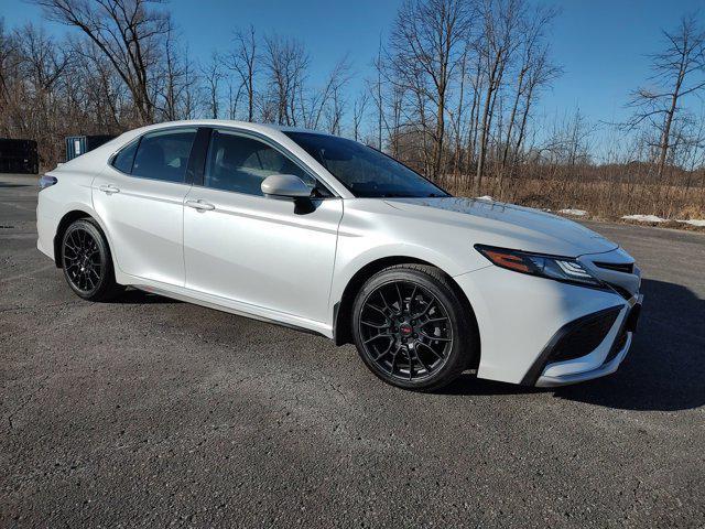 used 2021 Toyota Camry car, priced at $22,198