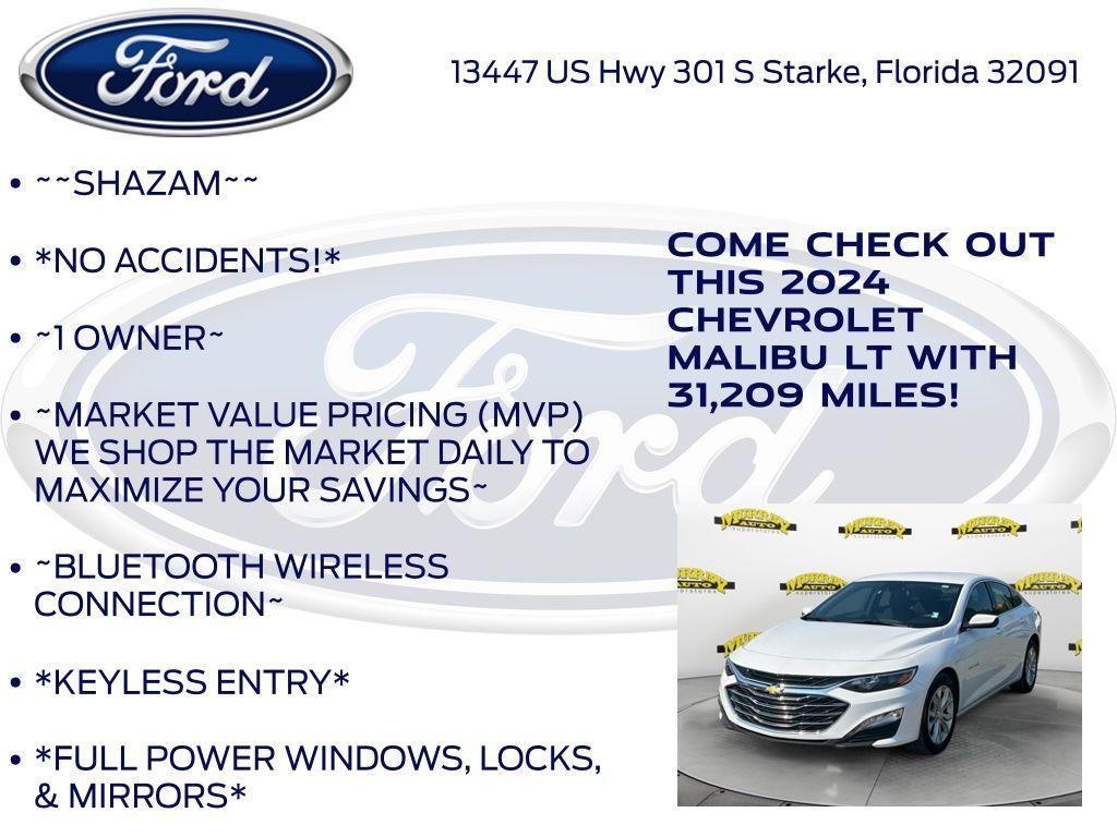 used 2024 Chevrolet Malibu car, priced at $19,916