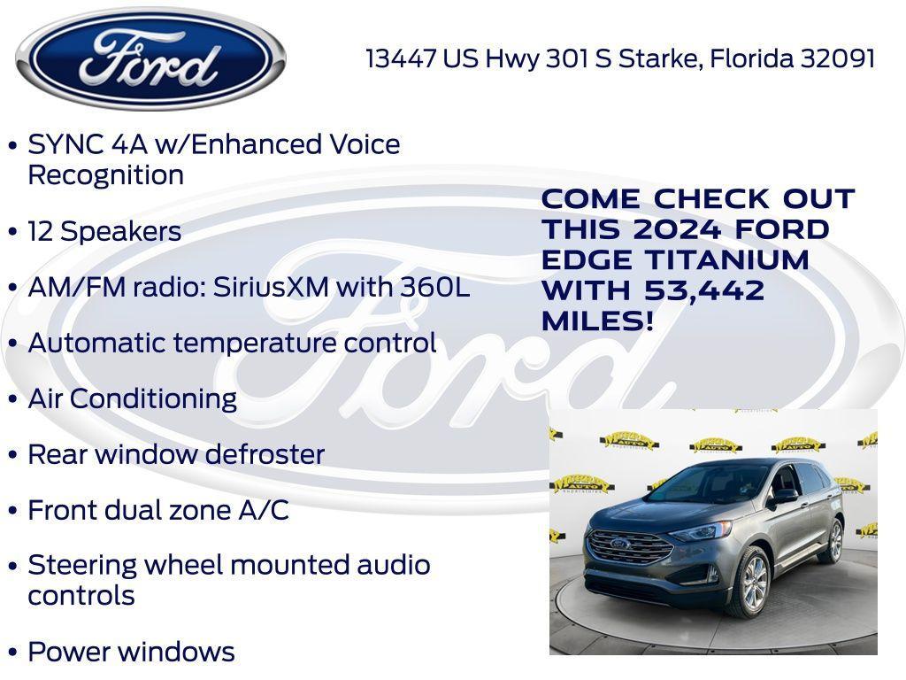 used 2024 Ford Edge car, priced at $24,923