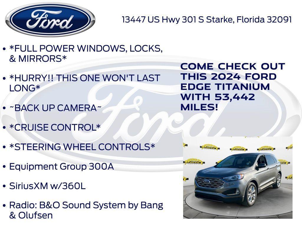 used 2024 Ford Edge car, priced at $24,923