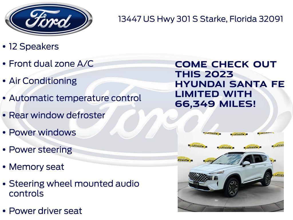 used 2023 Hyundai Santa Fe car, priced at $26,577
