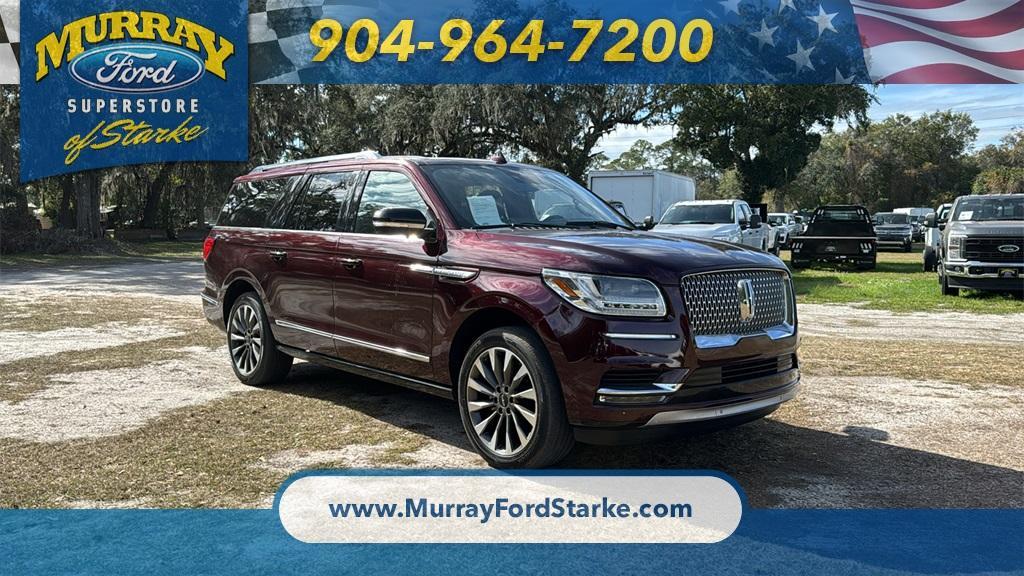 used 2021 Lincoln Navigator L car, priced at $55,235