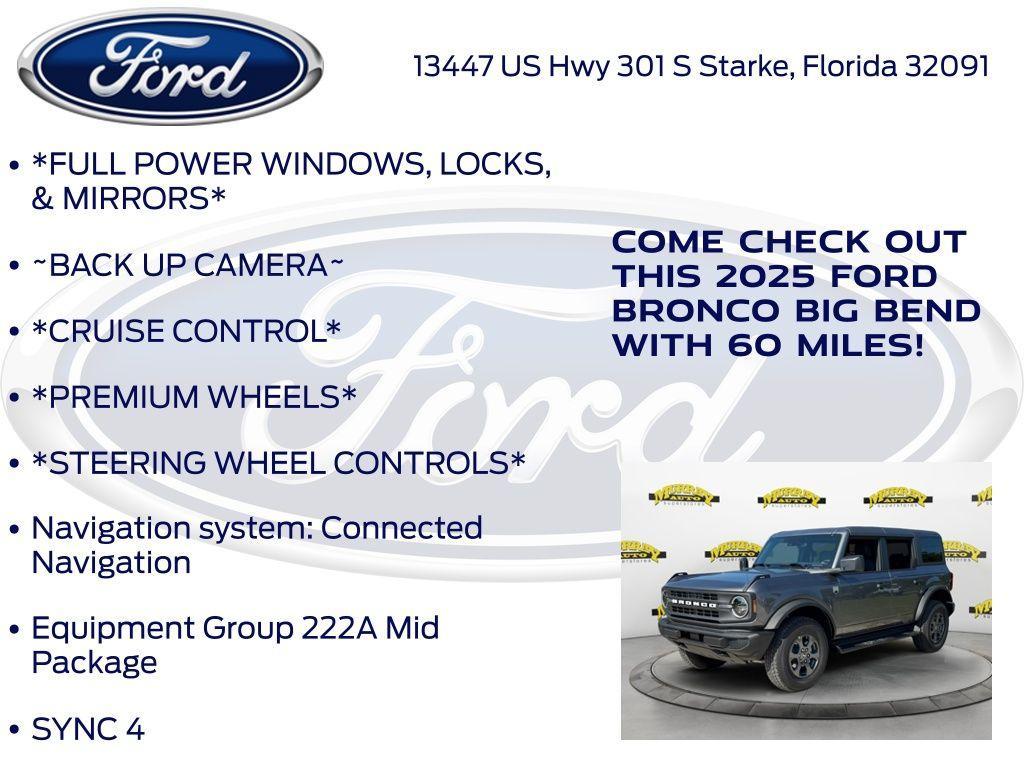 new 2025 Ford Bronco car, priced at $48,774