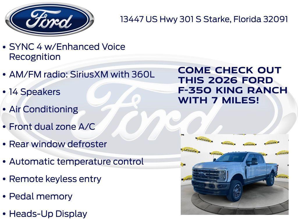 new 2026 Ford F-350 car, priced at $94,240