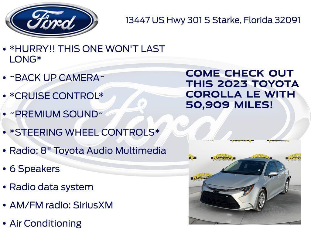 used 2023 Toyota Corolla car, priced at $18,444