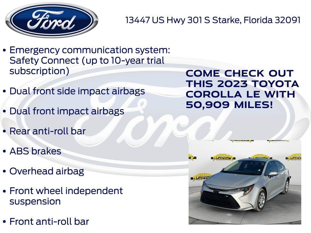 used 2023 Toyota Corolla car, priced at $18,444