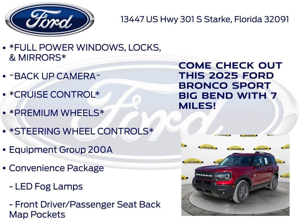 new 2025 Ford Bronco Sport car, priced at $35,012