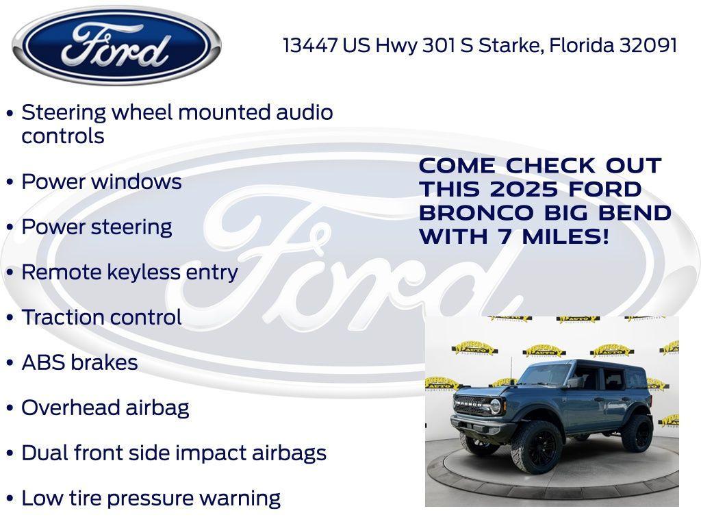 new 2025 Ford Bronco car, priced at $48,873