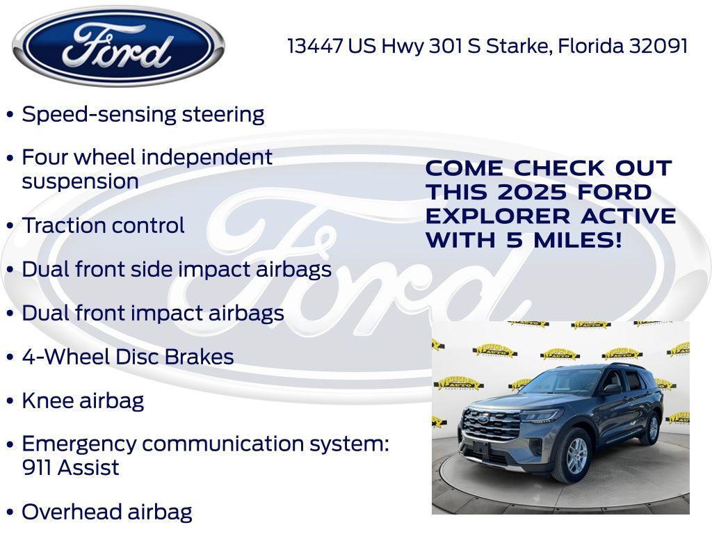 new 2025 Ford Explorer car, priced at $41,945