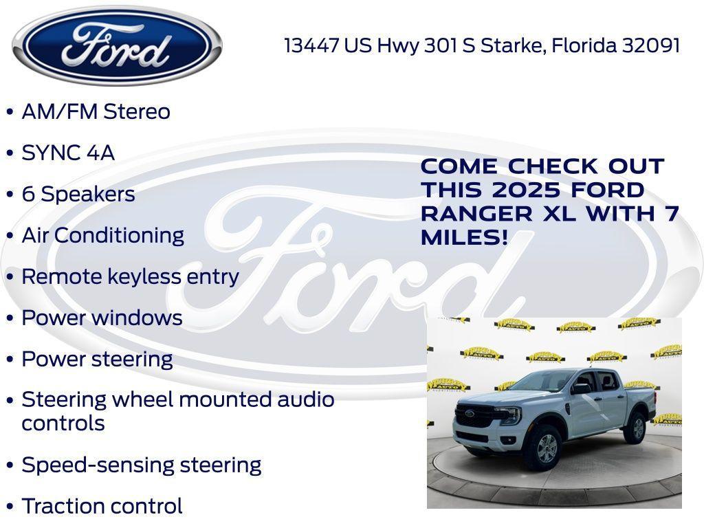 new 2025 Ford Ranger car, priced at $32,754