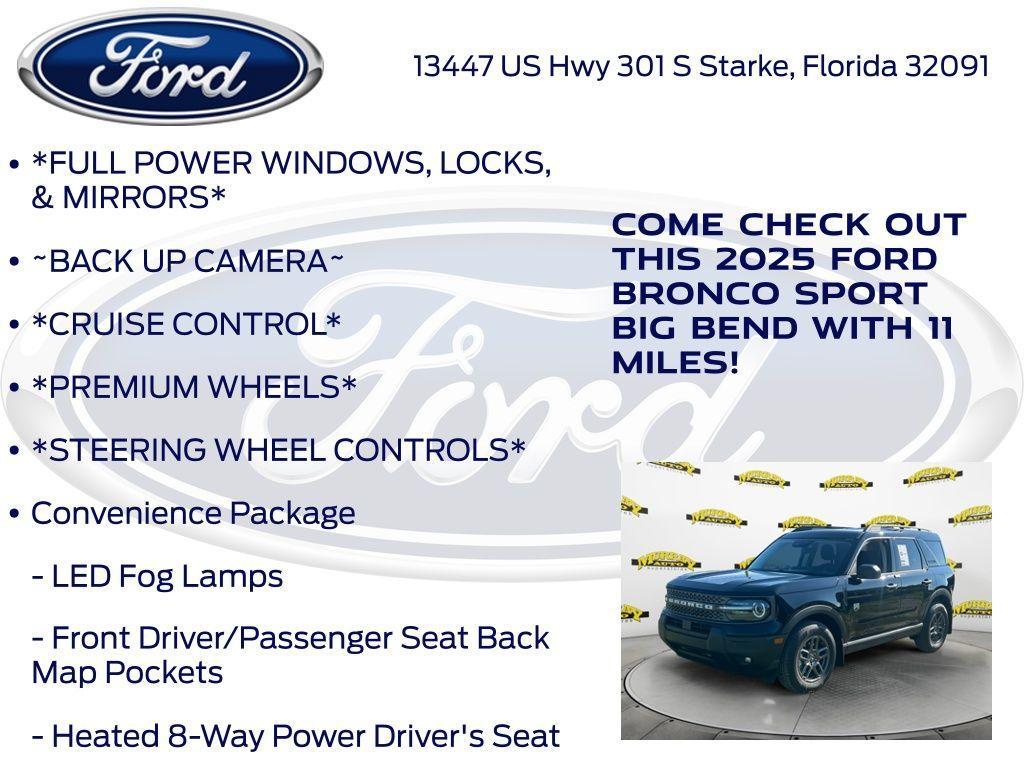 new 2025 Ford Bronco Sport car, priced at $34,832