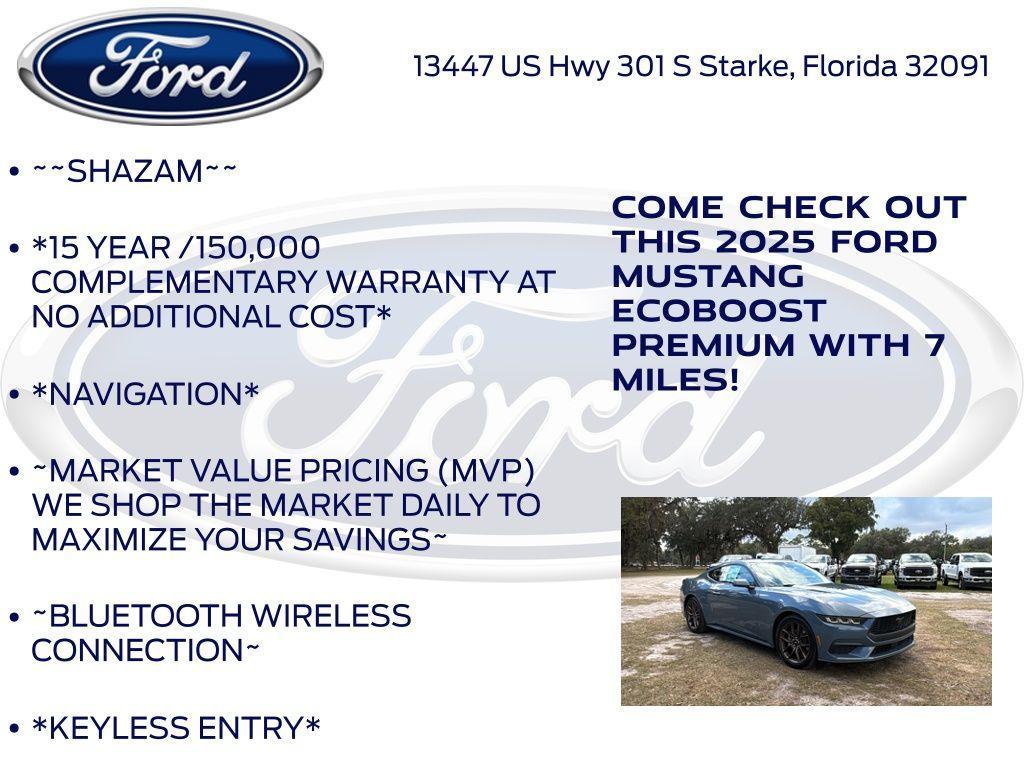 new 2025 Ford Mustang car, priced at $40,042