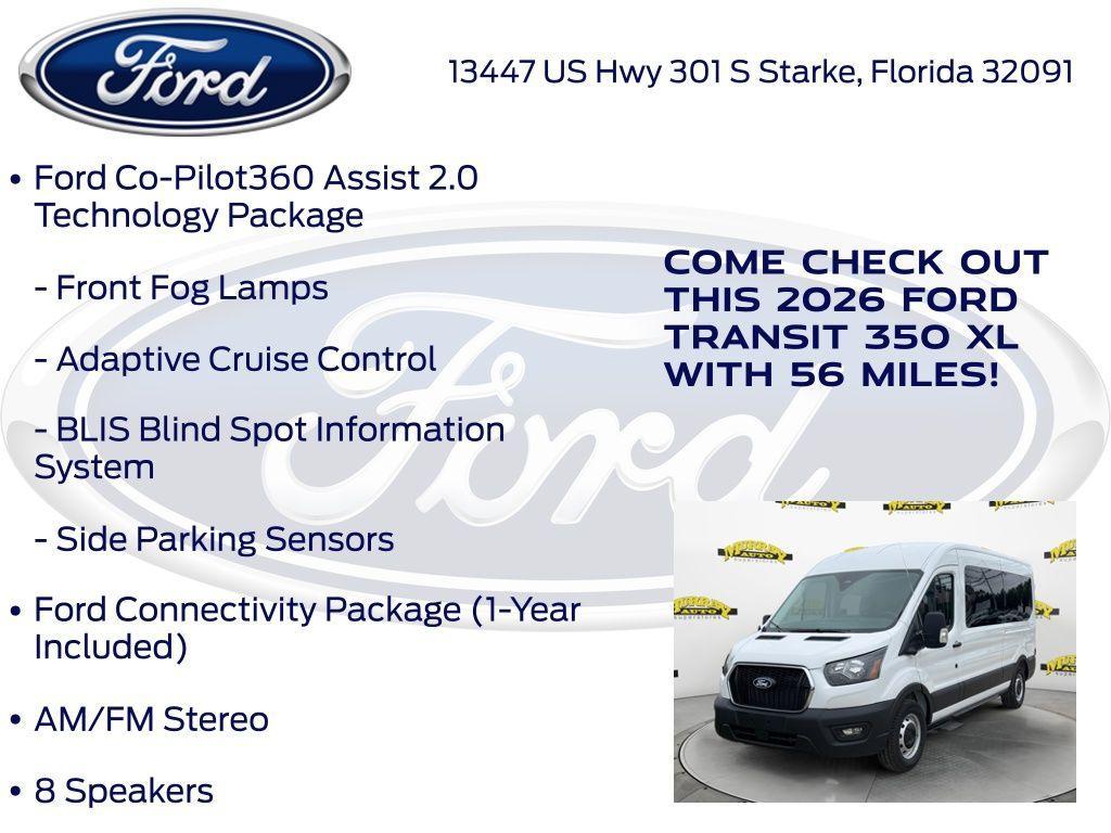 new 2026 Ford Transit-350 car, priced at $62,455