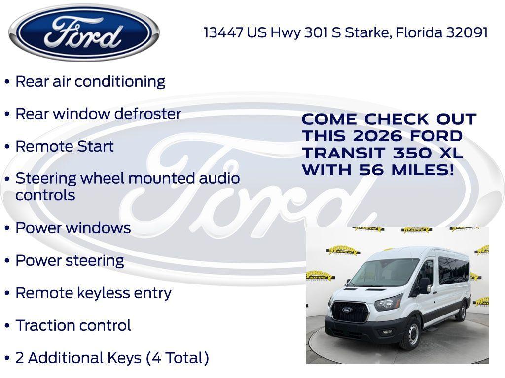 new 2026 Ford Transit-350 car, priced at $62,455