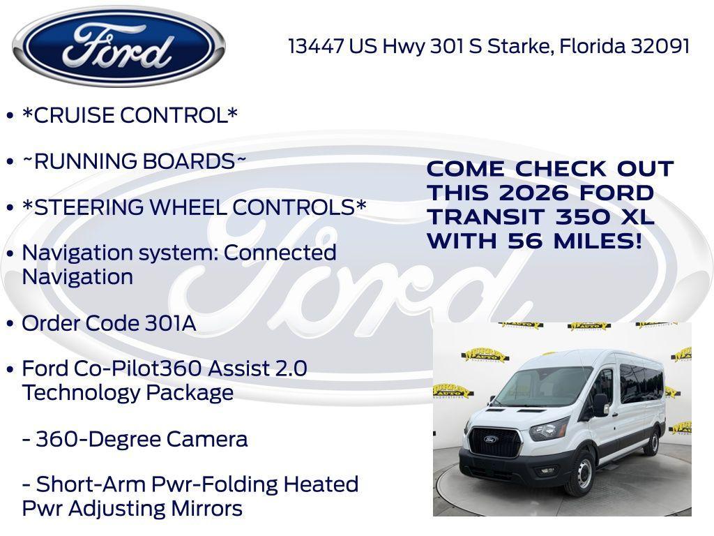 new 2026 Ford Transit-350 car, priced at $62,455